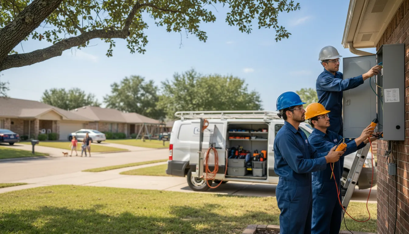 Certified electrician providing emergency electrical services in Chariton, IA